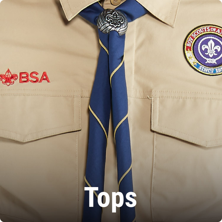 BSA uniform and patch placement